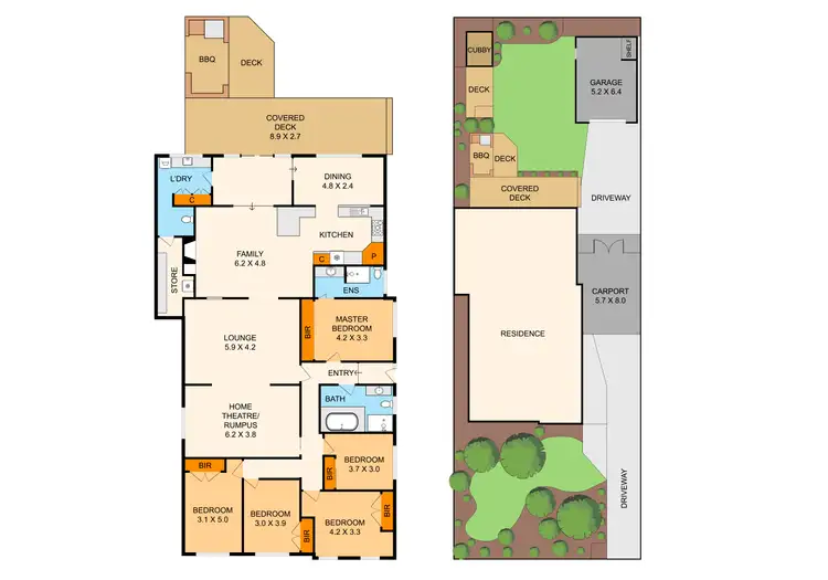 Floorplan of Homely house listing, 58 Olive Grove, Boronia VIC 3155