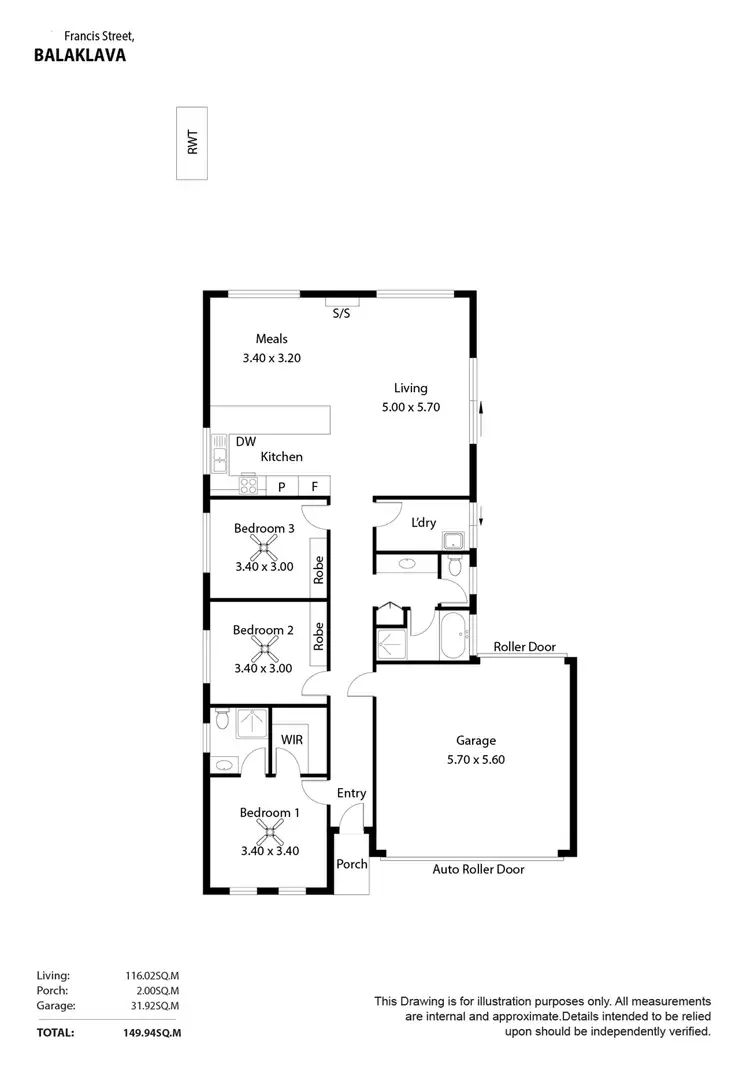 Floorplan of Homely house listing, 25/23 Francis Street, Balaklava SA 5461