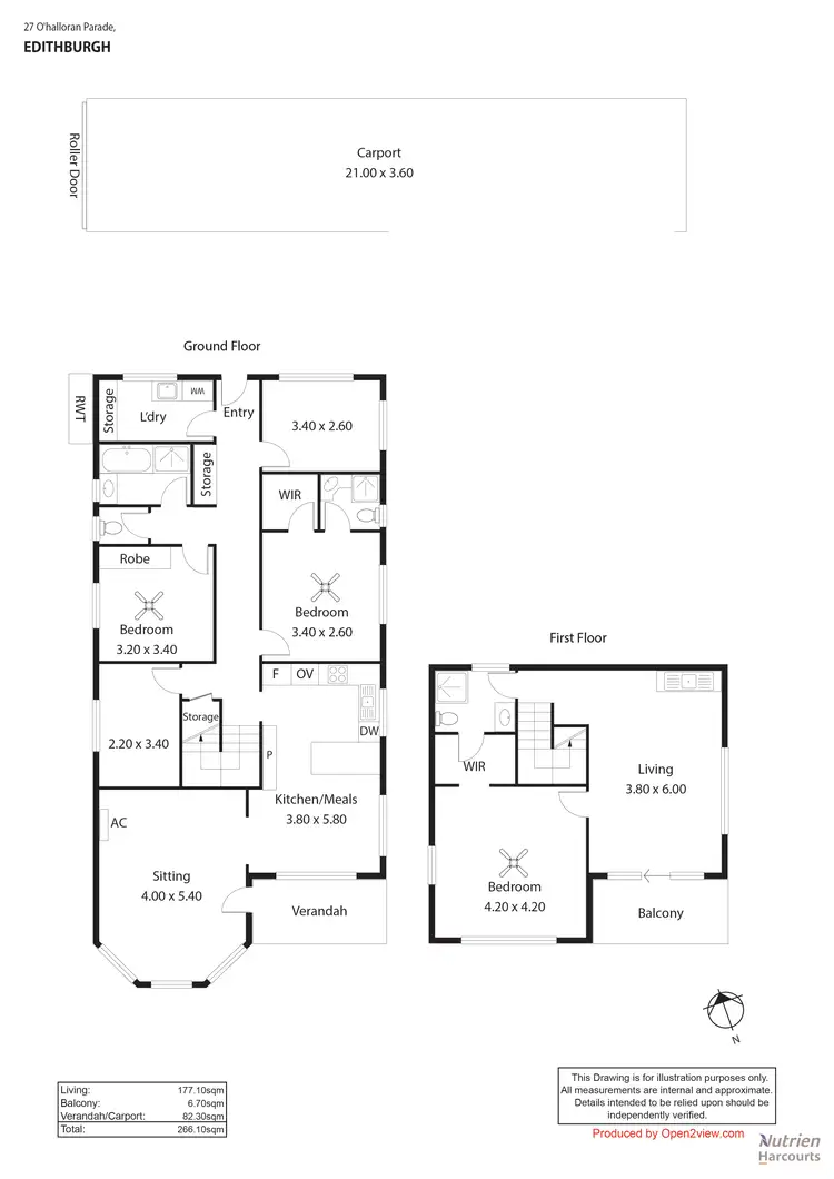Floorplan of Homely house listing, 27 O'Halloran Parade, Edithburgh SA 5583