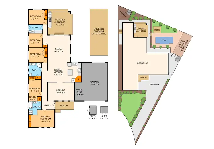 Floorplan of Homely house listing, 6 Dover Court, Ferntree Gully VIC 3156