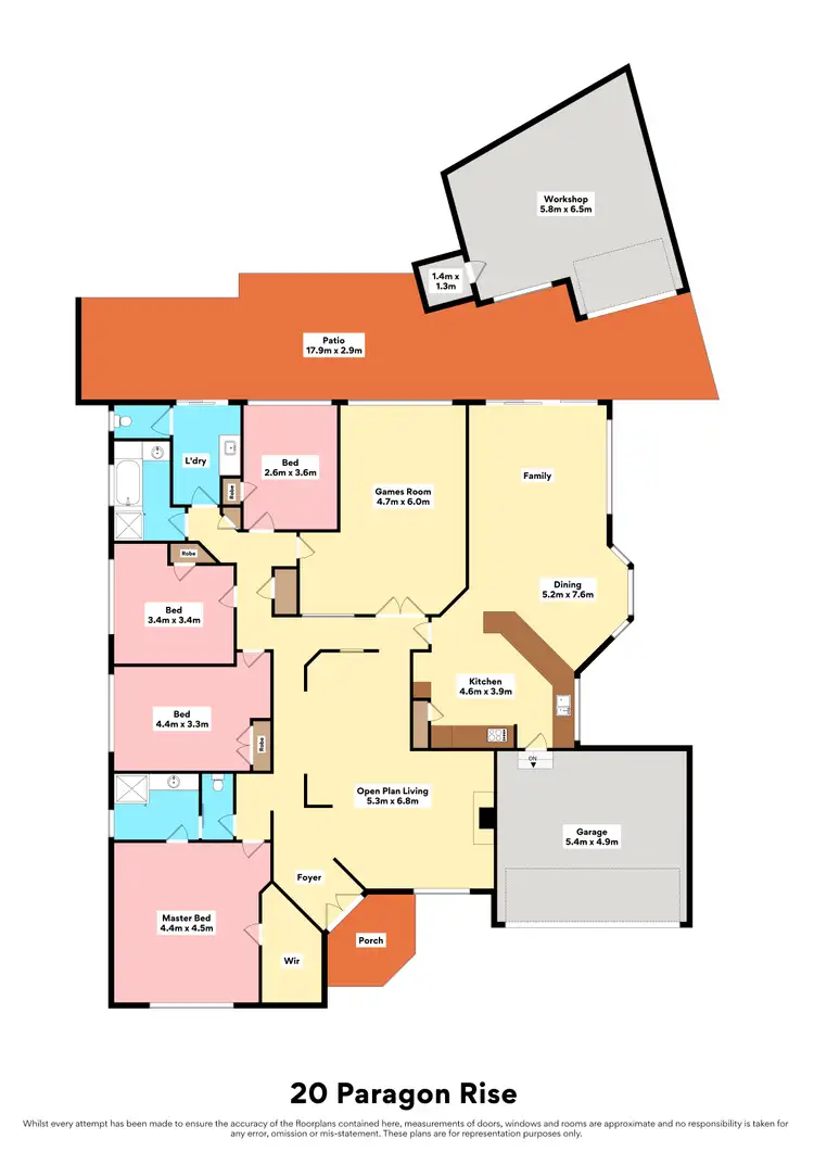 Floorplan of Homely house listing, 20 Paragon Rise, Currambine WA 6028