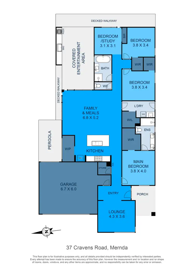 Floorplan of Homely house listing, 37 Cravens Road, Mernda VIC 3754
