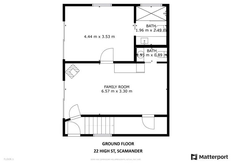 Floorplan of Homely house listing, 22 High Street, Scamander TAS 7215