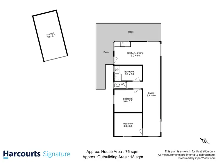 Floorplan of Homely house listing, 3 Midden Road, Primrose Sands TAS 7173