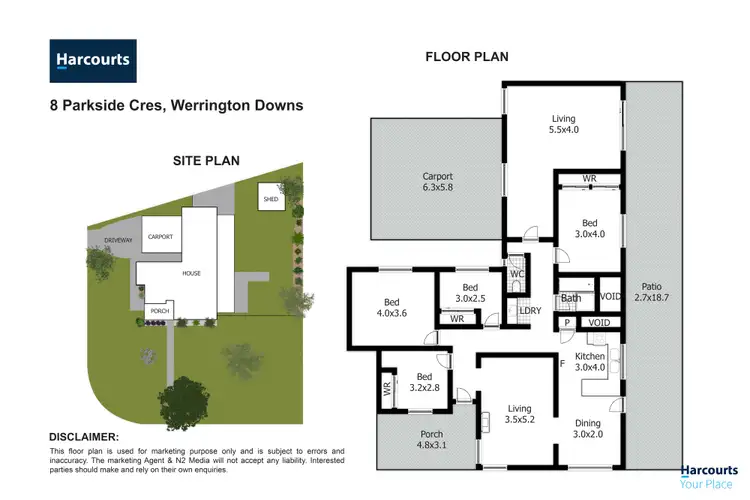 Floorplan of Homely house listing, 8 Parkside Avenue, Werrington Downs NSW 2747