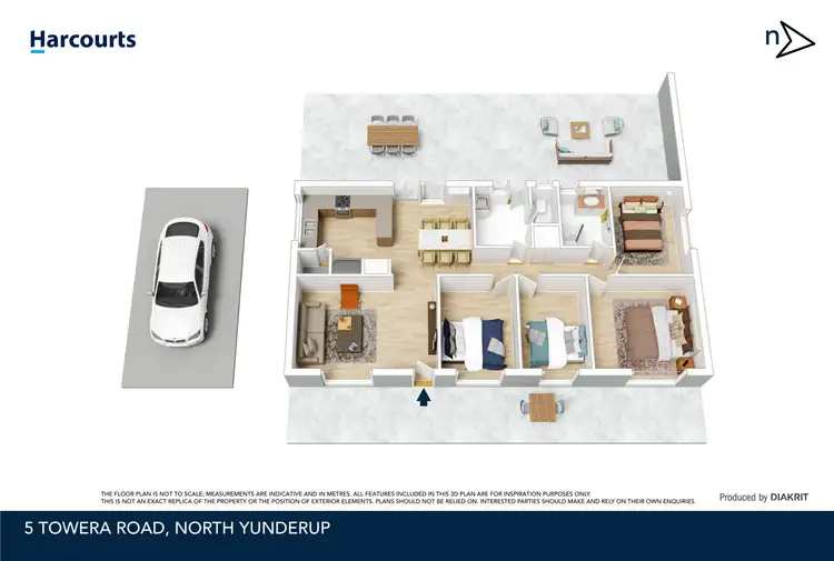 Floorplan of Homely house listing, 5 Towera Road, North Yunderup WA 6208