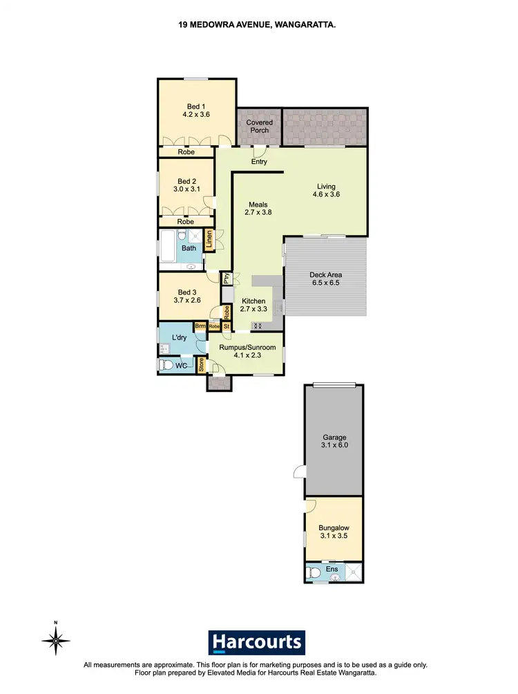 Floorplan of Homely house listing, 19 Medowra Avenue, Wangaratta VIC 3677
