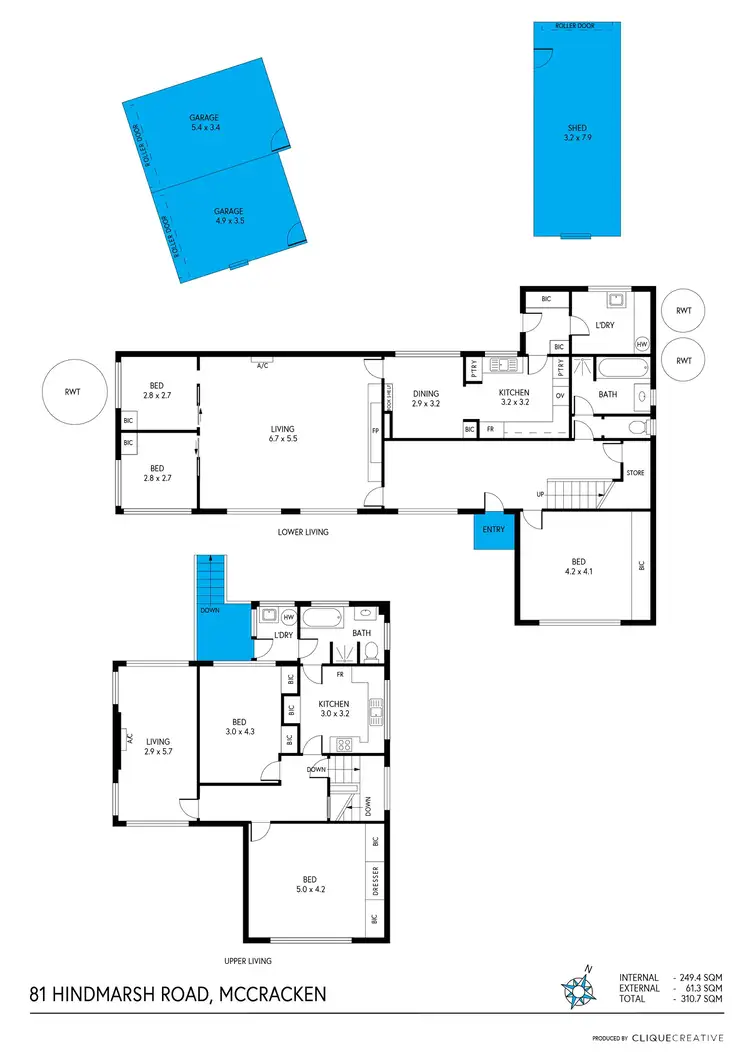 Floorplan of Homely house listing, 81 Hindmarsh Road, Mccracken SA 5211
