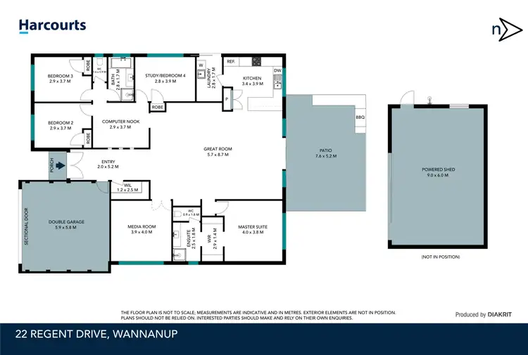 Floorplan of Homely house listing, 22 Regent Drive, Wannanup WA 6210