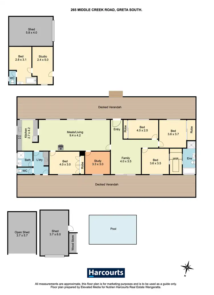Floorplan of Homely rural property listing, 265 Middle Creek Road, Greta South VIC 3675