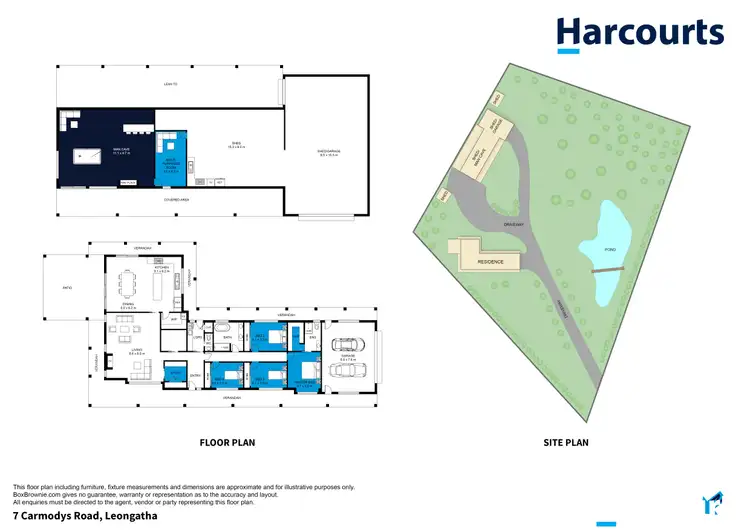 Floorplan of Homely house listing, 7 Carmodys Road, Leongatha VIC 3953