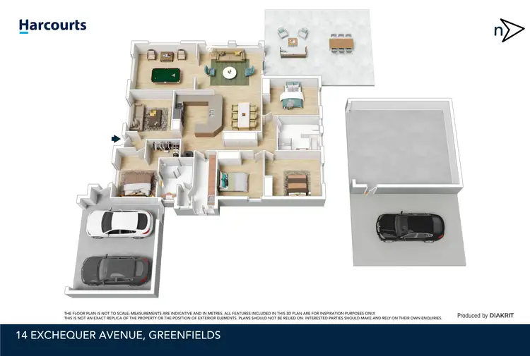Floorplan of Homely house listing, 14 Exchequer Avenue, Greenfields WA 6210