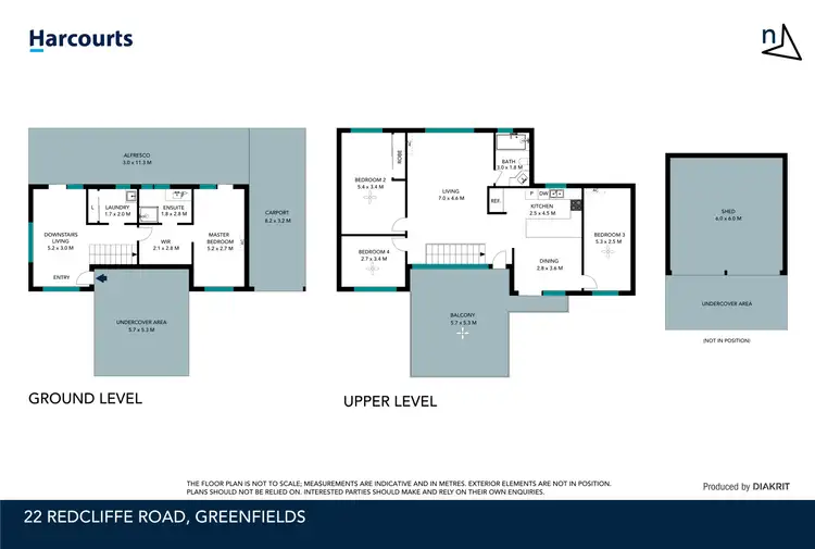 Floorplan of Homely house listing, 22 Redcliffe Road, Greenfields WA 6210
