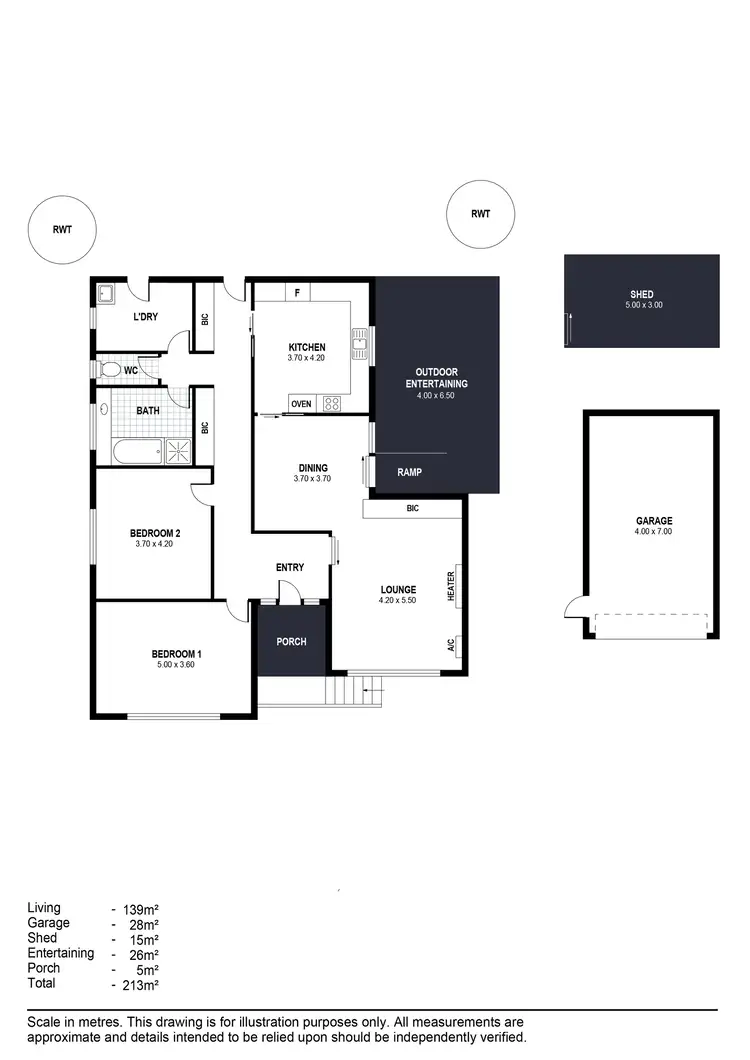 Floorplan of Homely house listing, 5 Bilgola Avenue, Hayborough SA 5211