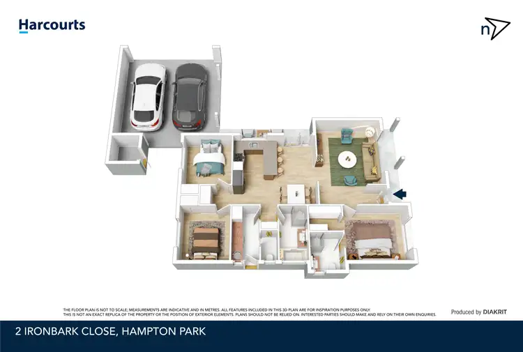 Floorplan of Homely house listing, 2 Ironbark Close, Hampton Park VIC 3976