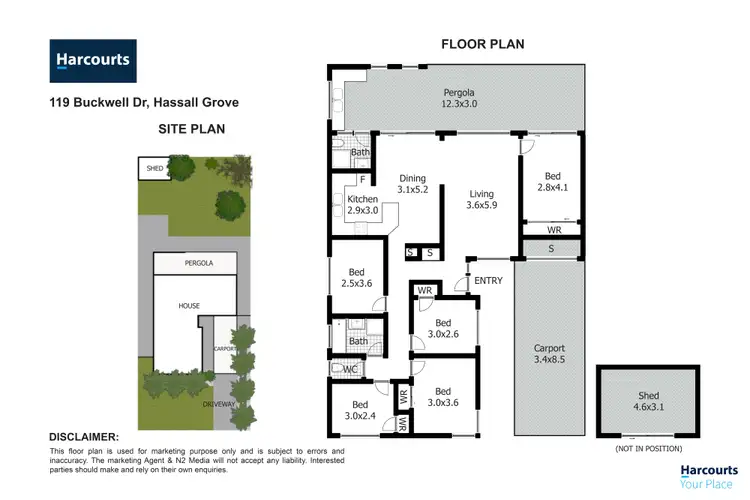Floorplan of Homely house listing, 119 Buckwell Drive, Hassall Grove NSW 2761