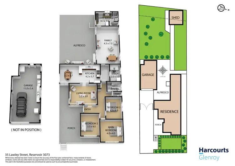 Floorplan of Homely house listing, 35 Lawley Street, Reservoir VIC 3073