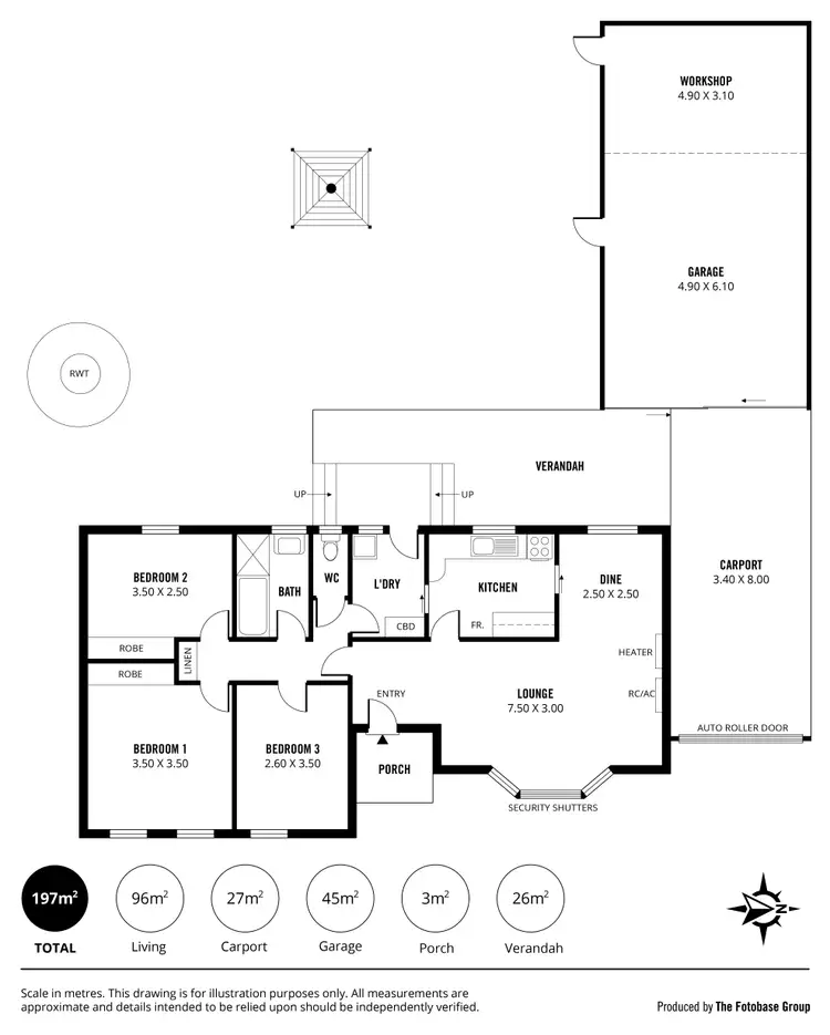 Floorplan of Homely house listing, 9 Anselm Street, Christie Downs SA 5164