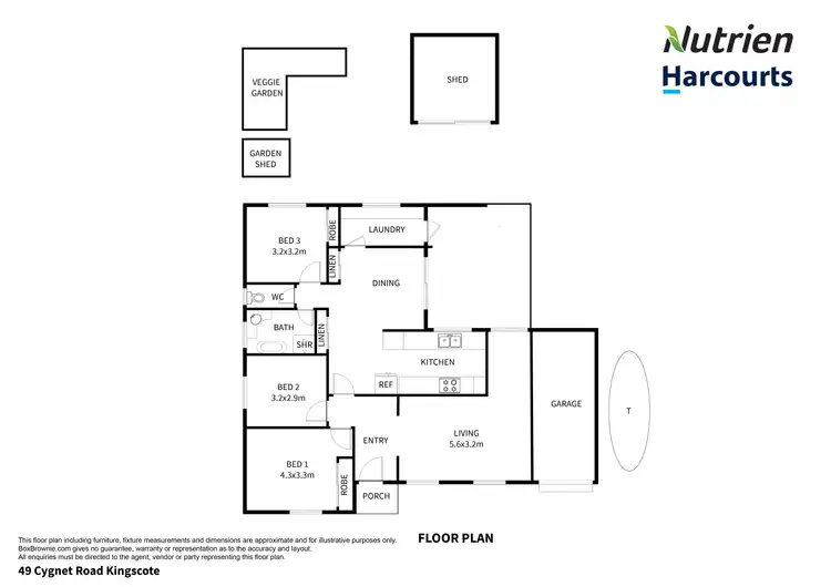 Floorplan of Homely house listing, 49 Cygnet Road, Kingscote SA 5223