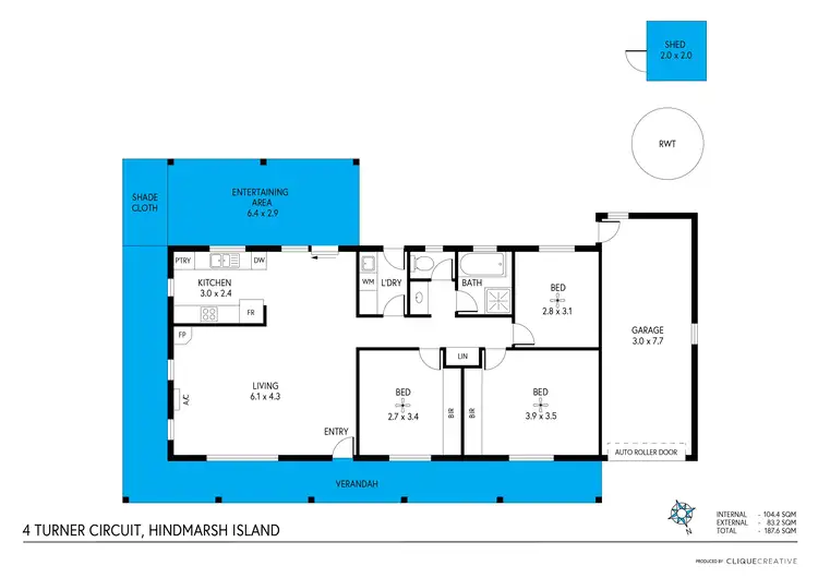 Floorplan of Homely house listing, 4 Turner Circuit, Hindmarsh Island SA 5214