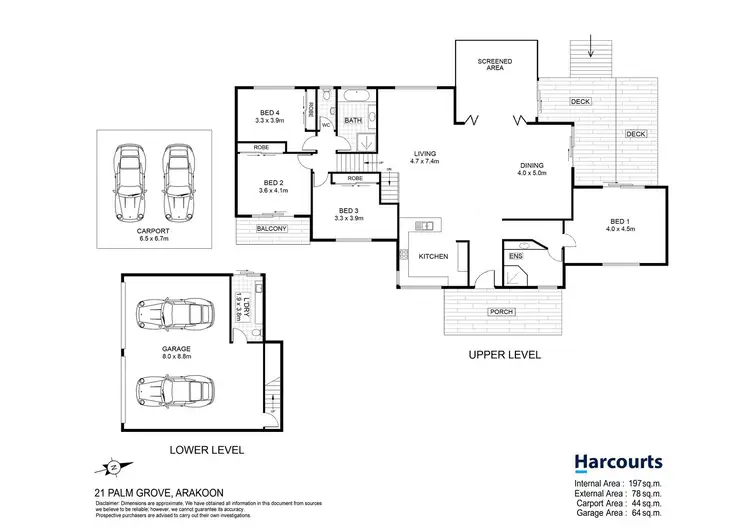 Floorplan of Homely rural property listing, 21 Palm Grove, Arakoon NSW 2431
