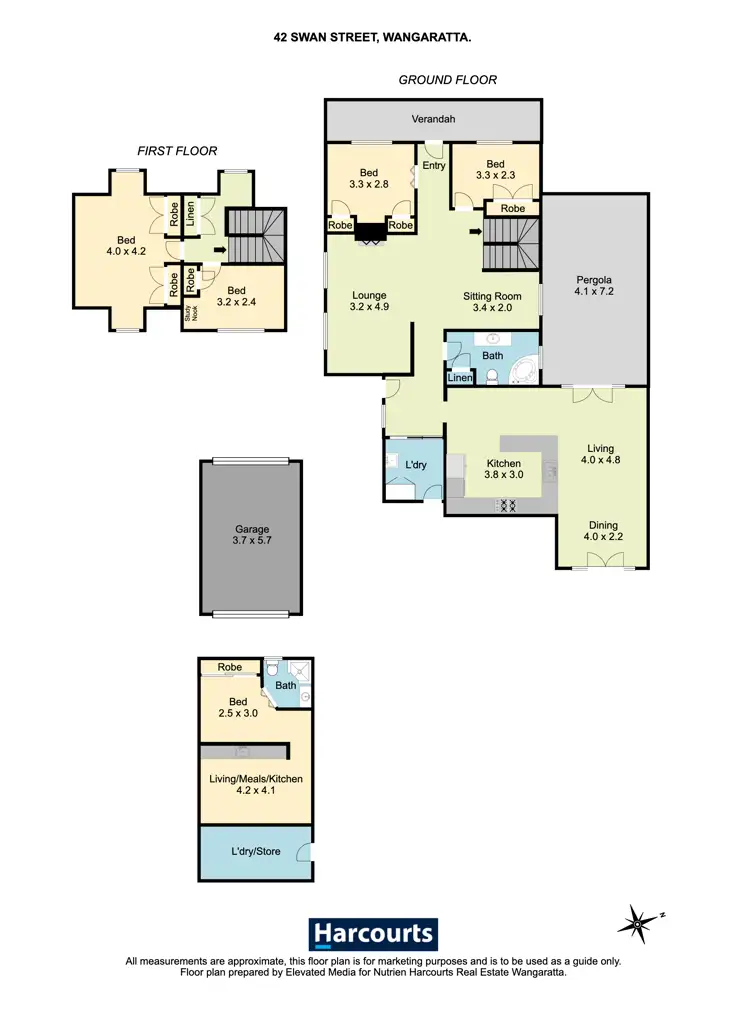 Floorplan of Homely house listing, 42 Swan Street, Wangaratta VIC 3677