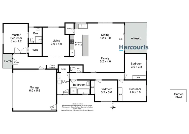 Floorplan of Homely house listing, 8 Janet Drive, Park Grove TAS 7320