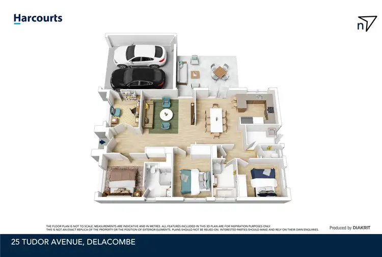 Floorplan of Homely house listing, 25 Tudor Avenue, Delacombe VIC 3356