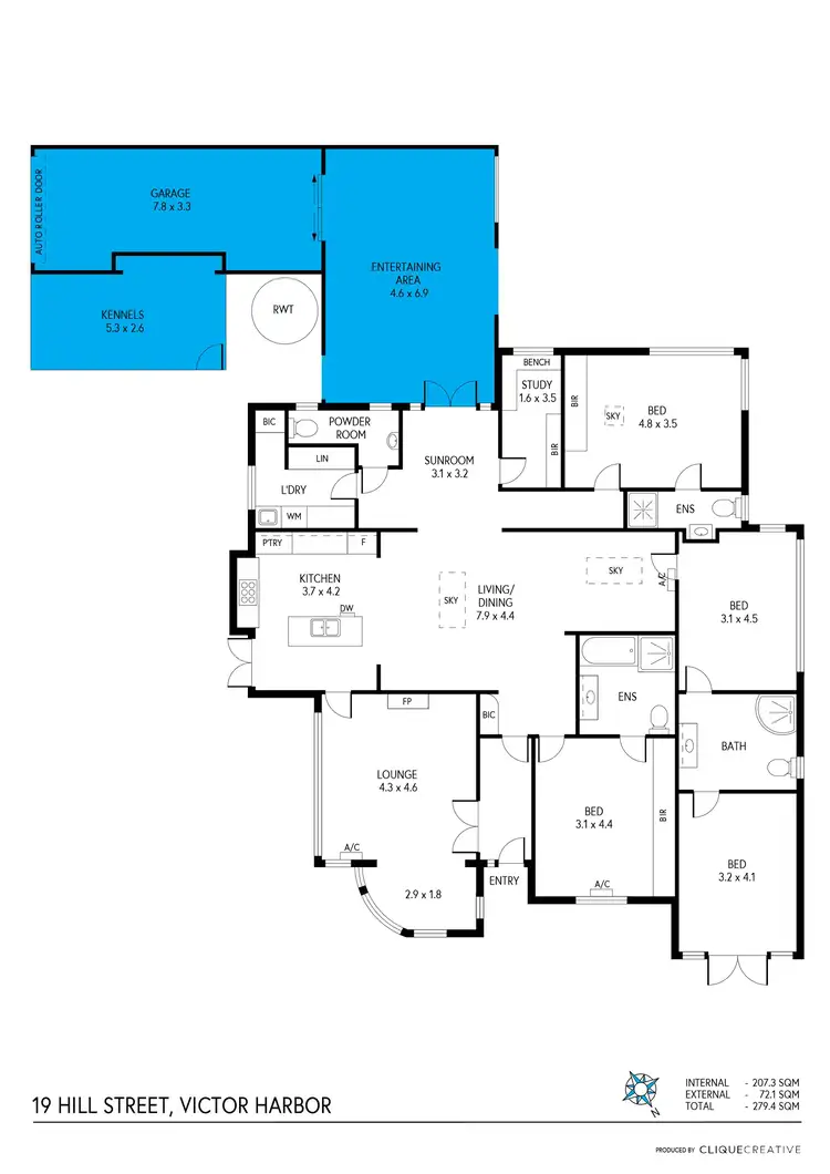 Floorplan of Homely house listing, 19 Hill Street, Victor Harbor SA 5211