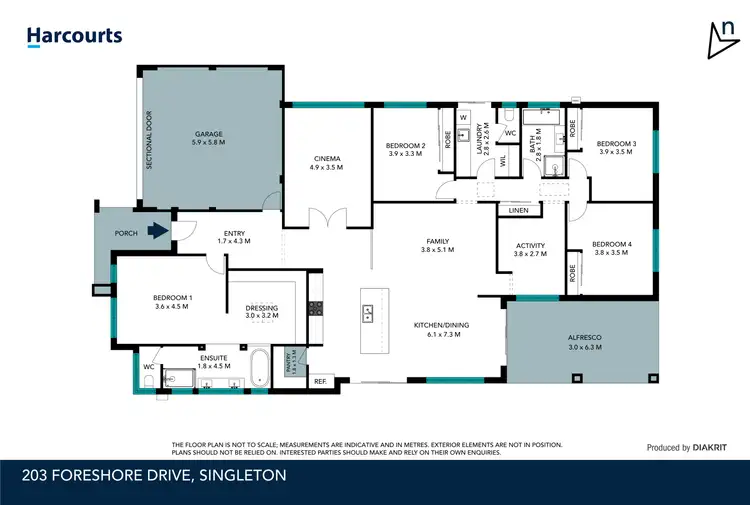 Floorplan of Homely house listing, 203 Foreshore Drive, Singleton WA 6175