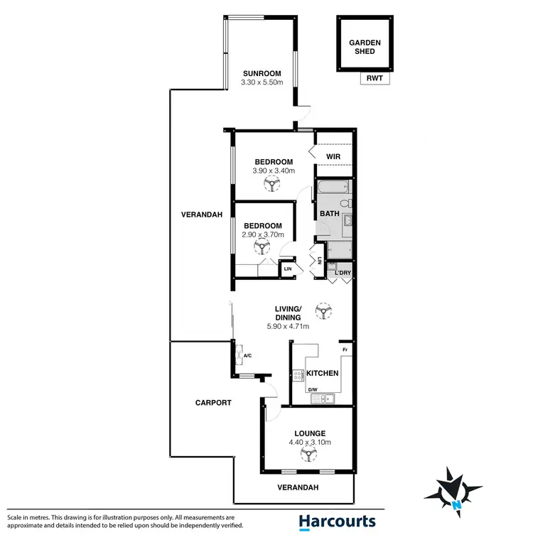 Floorplan of Homely house listing, 3 Hutchinson Street, Goolwa SA 5214