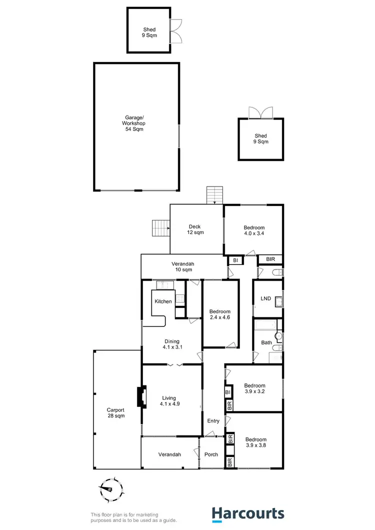 Floorplan of Homely house listing, 22 Leighland Road, Claremont TAS 7011