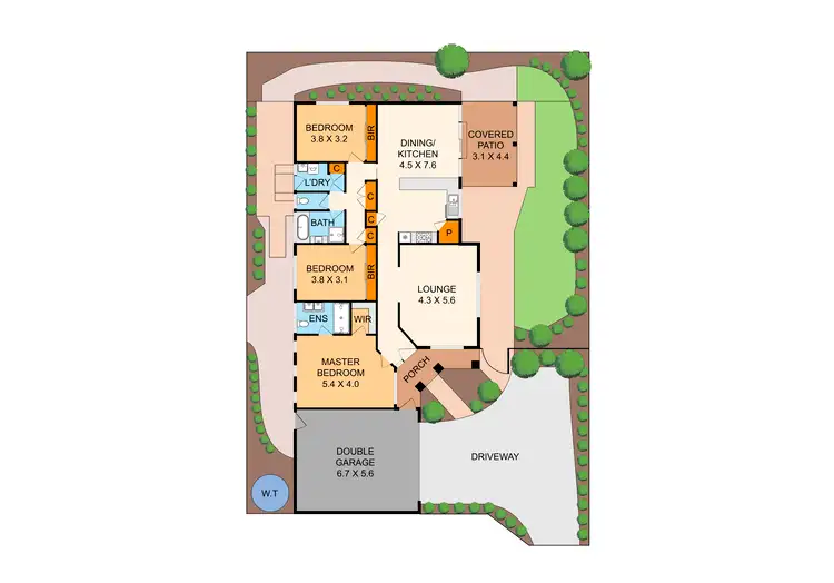 Floorplan of Homely unit listing, 2/73 Forest Road, Ferntree Gully VIC 3156