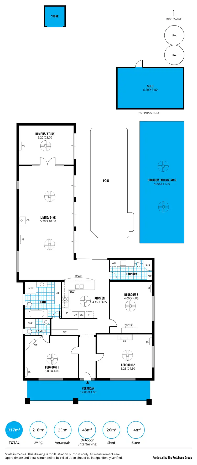 Floorplan of Homely house listing, 59 Hawkers Road, Medindie SA 5081