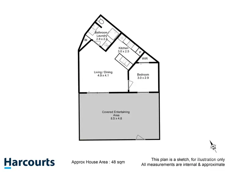 Floorplan of Homely house listing, 107/571 Nelson Road, Mount Nelson TAS 7007
