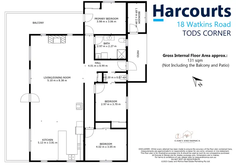 Floorplan of Homely house listing, 18 Watkins Road, Tods Corner TAS 7030