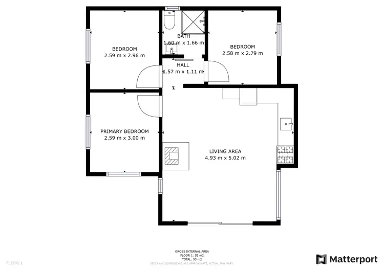 Floorplan of Homely house listing, 45 North Ansons Road, Ansons Bay TAS 7264