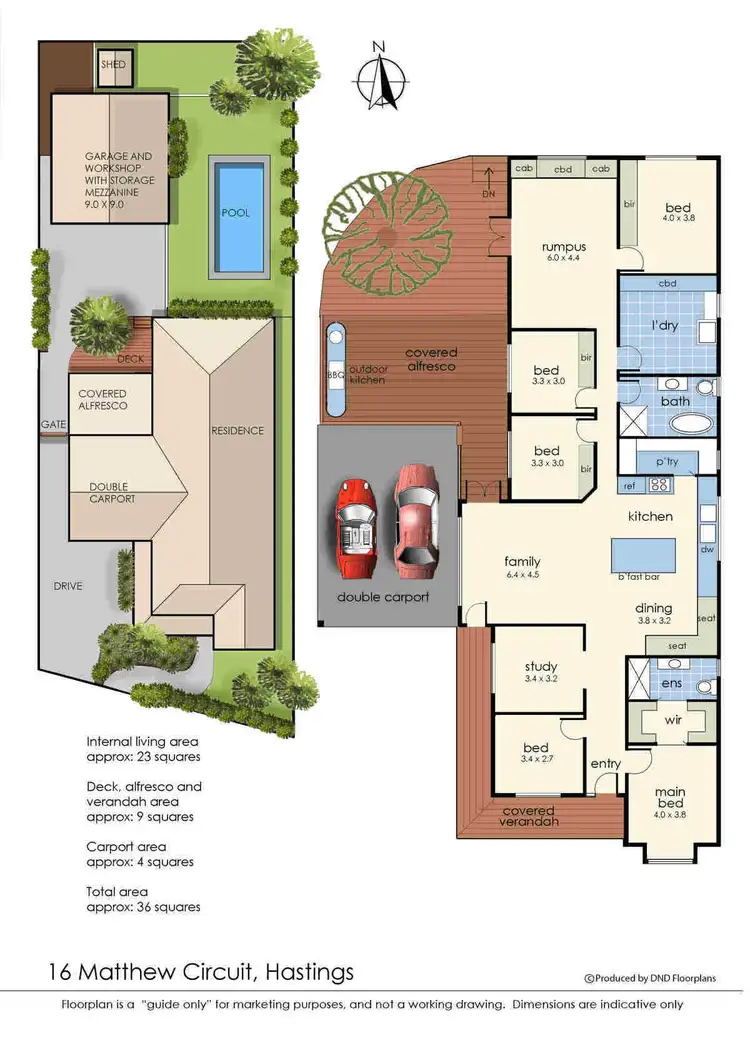 Floorplan of Homely house listing, 16 Matthew Circuit, Hastings VIC 3915