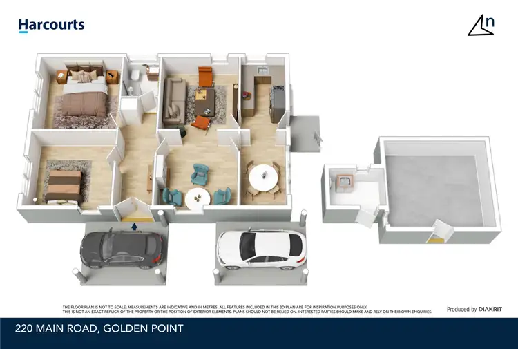 Floorplan of Homely house listing, 220 Main Road, Golden Point VIC 3350