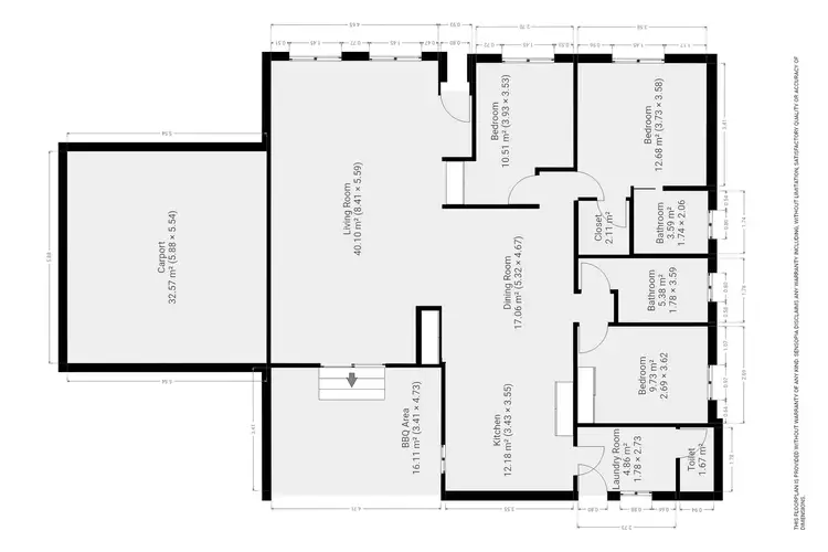 Floorplan of Homely house listing, 106 Cooper Street, Stawell VIC 3380