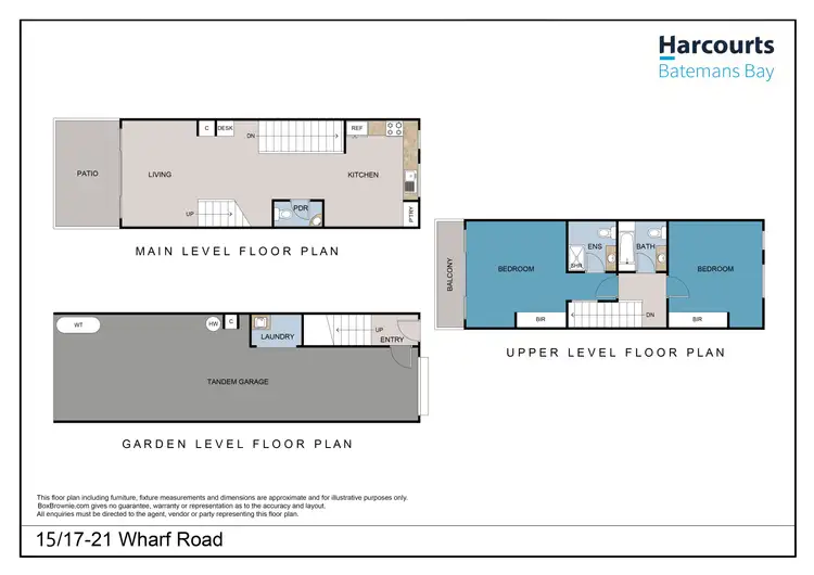 Floorplan of Homely townhouse listing, 15/17-21 Wharf Road, Batemans Bay NSW 2536