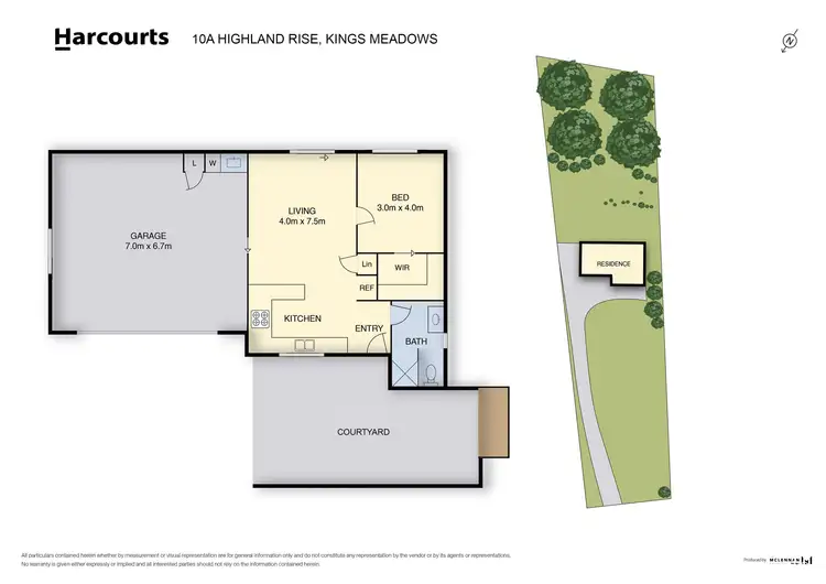 Floorplan of Homely house listing, 10A Highland Rise, Kings Meadows TAS 7249