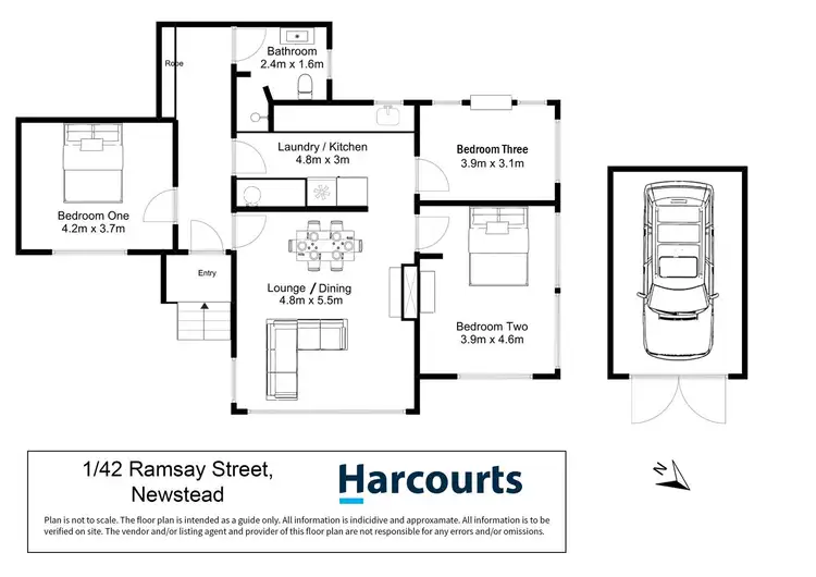 Floorplan of Homely house listing, 42 Ramsay Street, Newstead TAS 7250