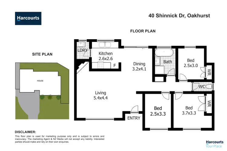 Floorplan of Homely house listing, 40 Shinnick Drive, Oakhurst NSW 2761