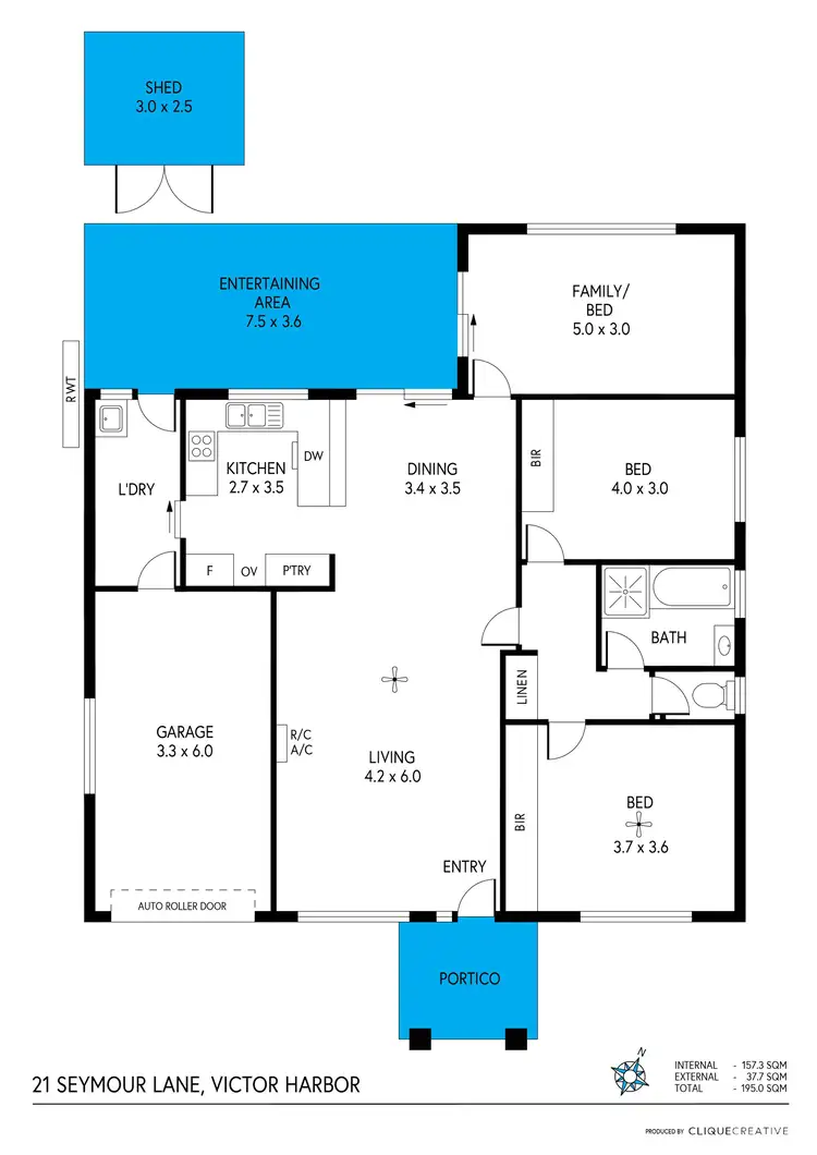 Floorplan of Homely house listing, 21 Seymour Lane, Victor Harbor SA 5211