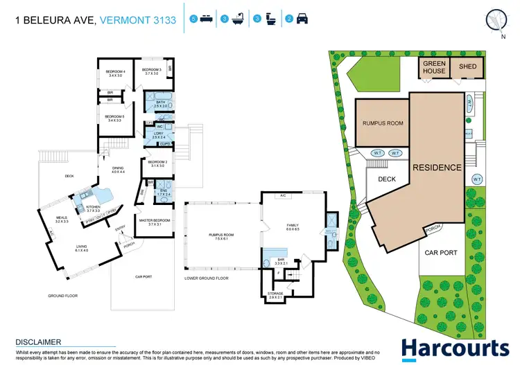Floorplan of Homely house listing, 1 Beleura Avenue, Vermont VIC 3133