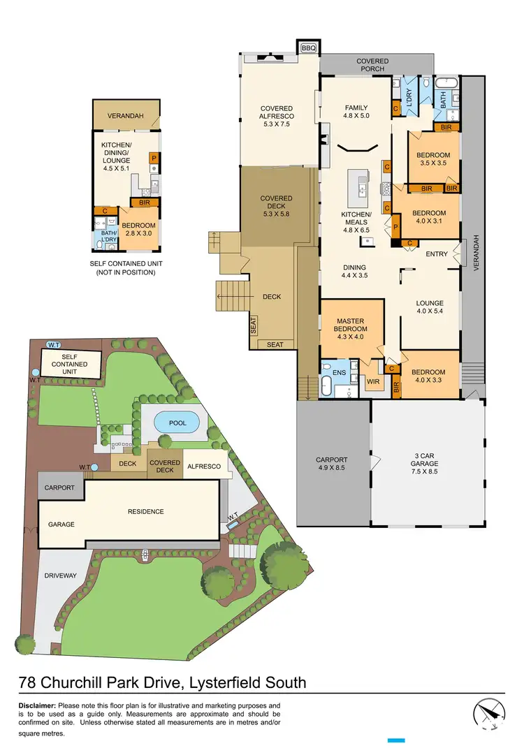 Floorplan of Homely house listing, 78 Churchill Park Drive, Lysterfield South VIC 3156