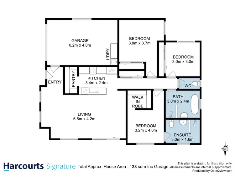 Floorplan of Homely unit listing, 1/7 Highgrove Road, Rokeby TAS 7019