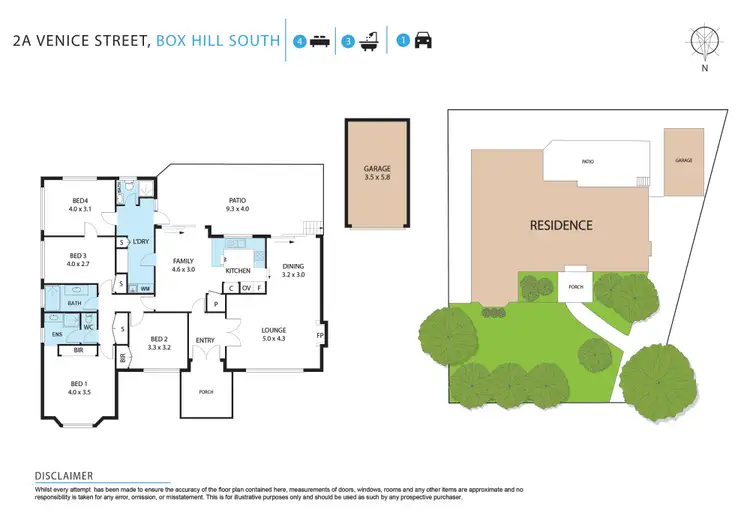 Floorplan of Homely house listing, 2A Venice Street, Box Hill South VIC 3128