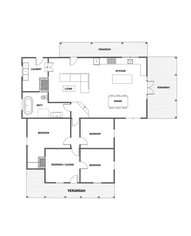Floorplan of Homely house listing, 5 Hensleigh Street, Delegate NSW 2633